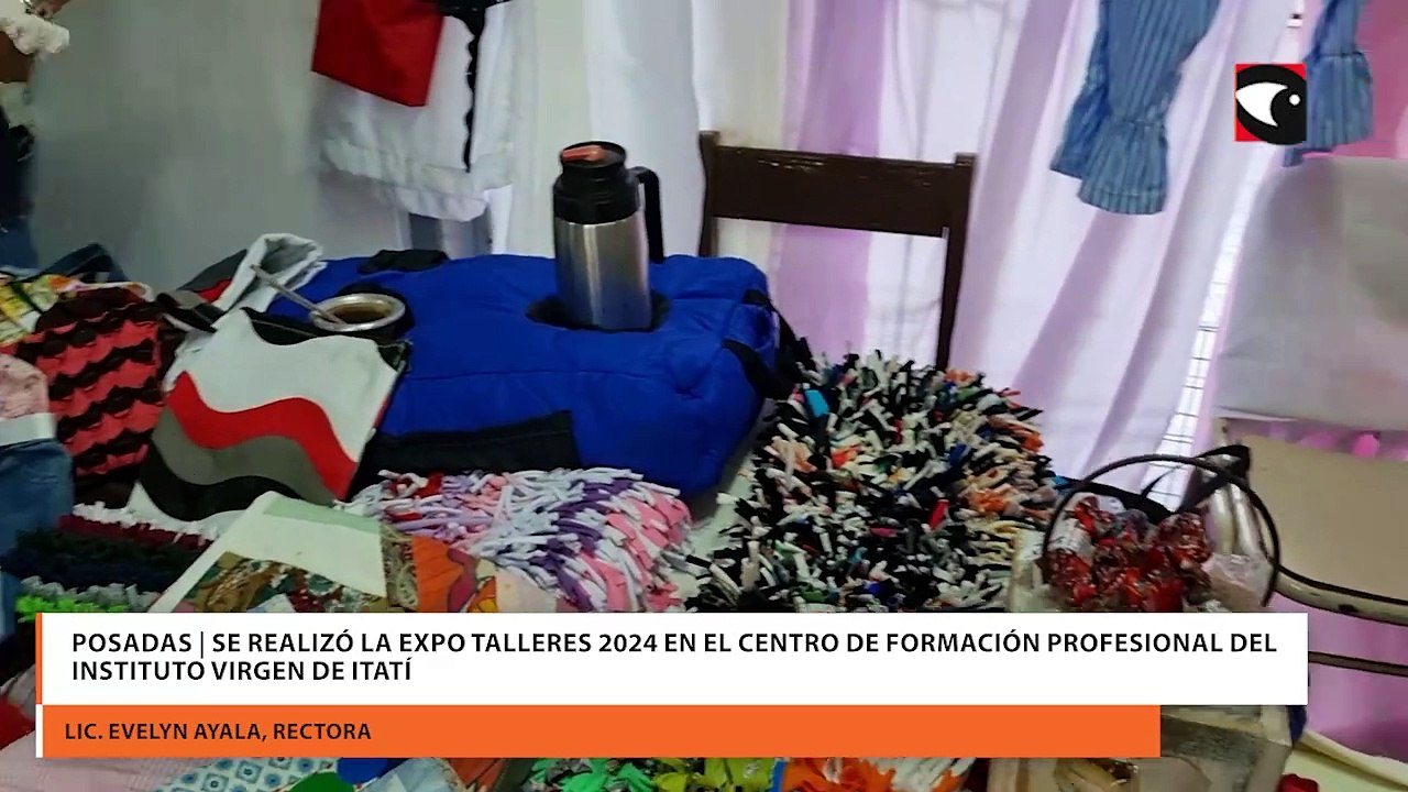 Posadas  Se realizó la Expo Talleres 2024 en el Centro de Formación Profesional del Instituto Virgen de Itatí