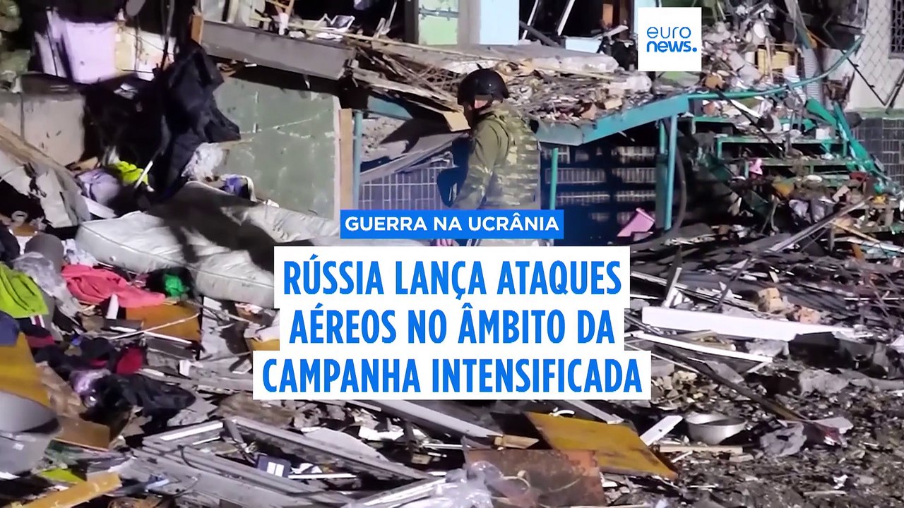 Rússia intensifica ataques aéreos contra a Ucrânia