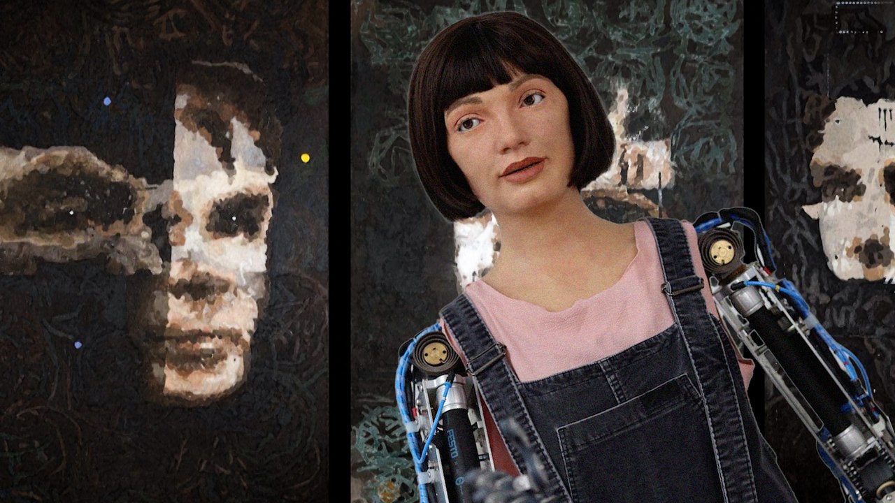 Le tableau d'un robot humanoïde vendu aux enchères pour un million d'euros