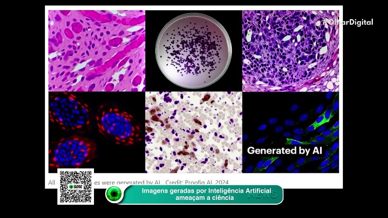 Imagens geradas por Inteligência Artificial ameaçam a ciência