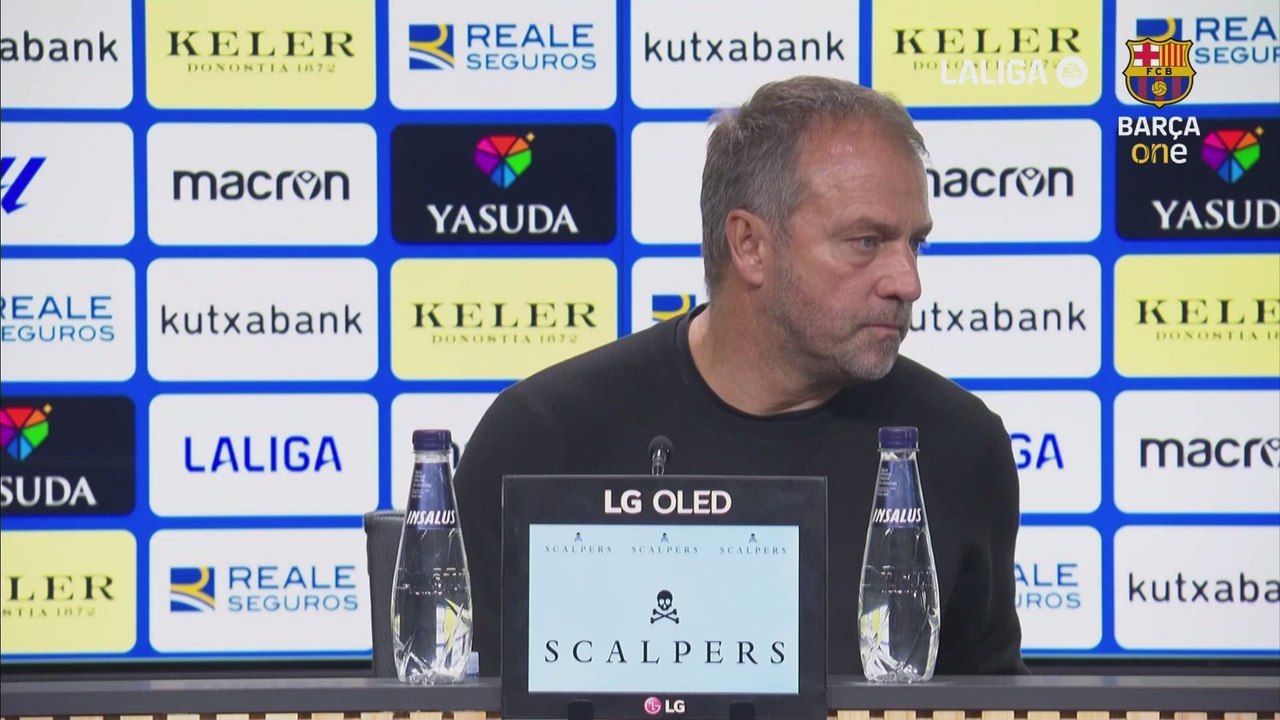 Rueda de prensa de Hans Flick post Real Sociedad vs. FC Barcelona