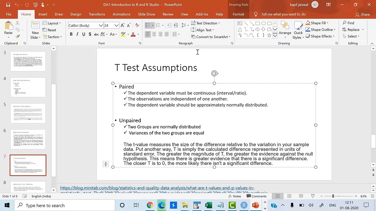 T-Test in R - Thesis Writing Hub
