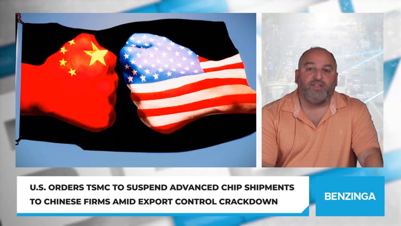U.S. Orders TSMC to Suspend Advanced Chip Shipments to Chinese Firms Amid Export Control Crackdown