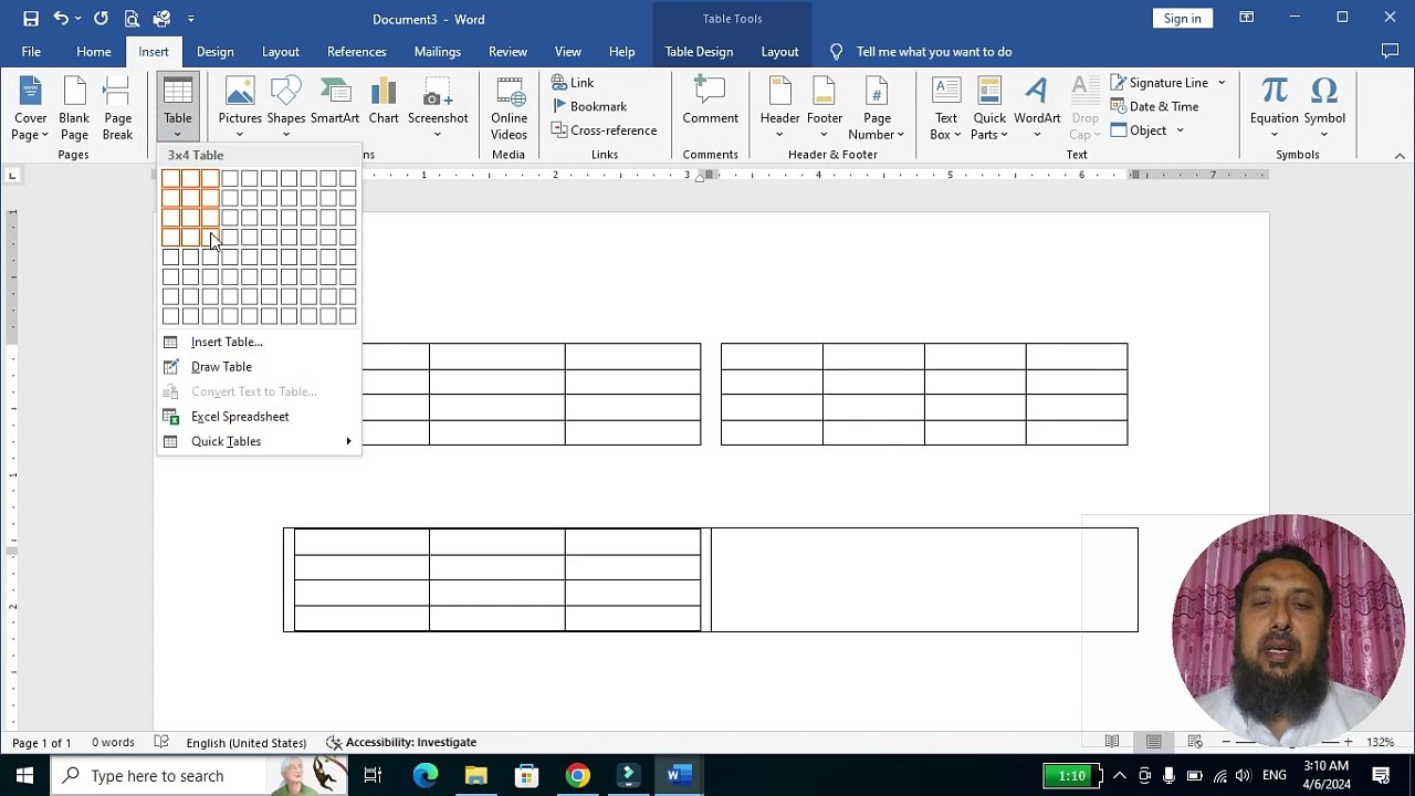 How To Create Table Tips & Trick