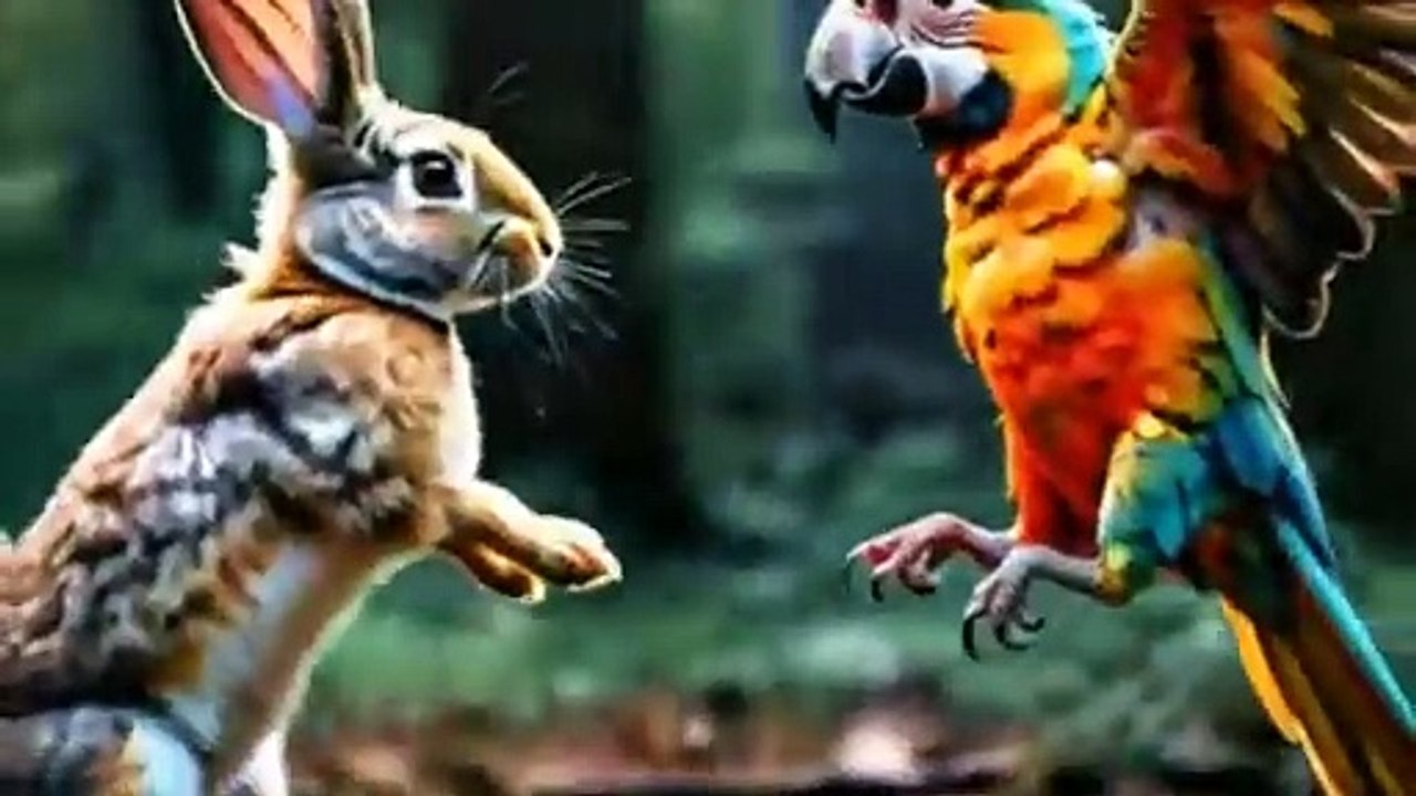 Videos | Short video | funny | parrot | animals | cat