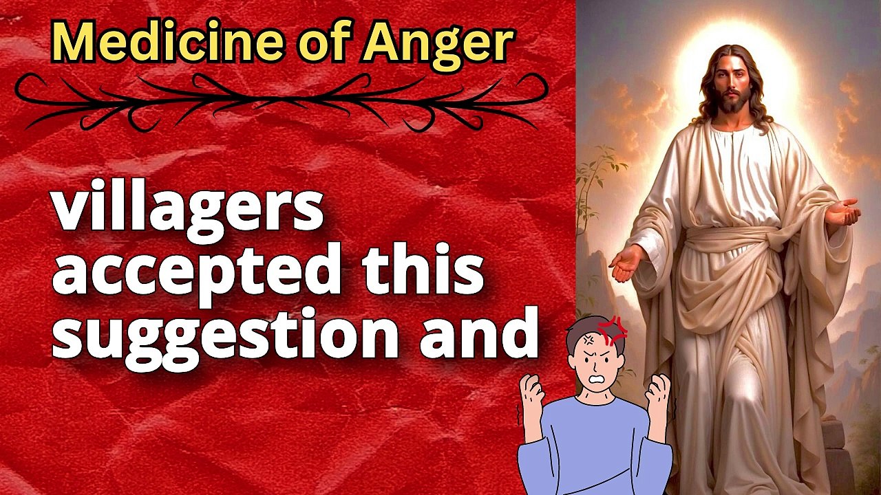 Medicine of Anger by Jesus | How to Control Anger: Jesus' Perspective | Jesus Speaks | Story
