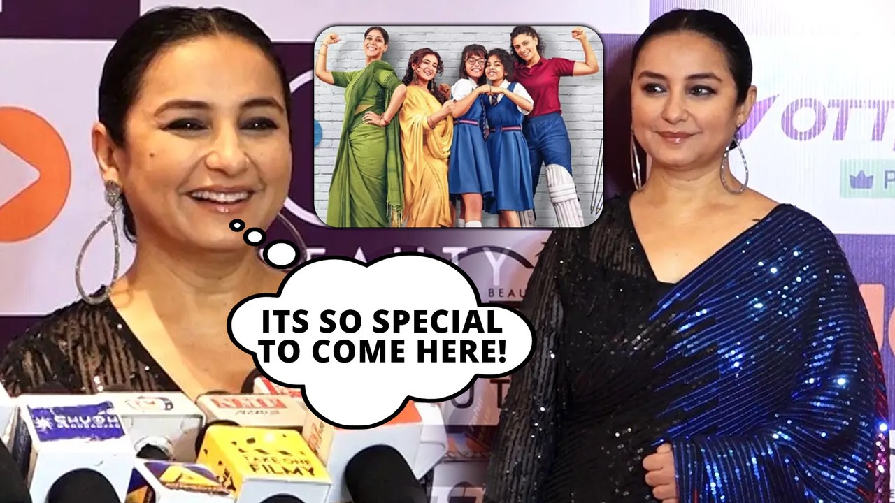 Actress Divya Dutta Is Here At The Red Carpet Of Screenxx Awards 2024