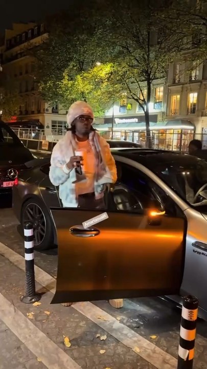 Gazo dans Paris pour son clip avec Offset 🇺🇸
