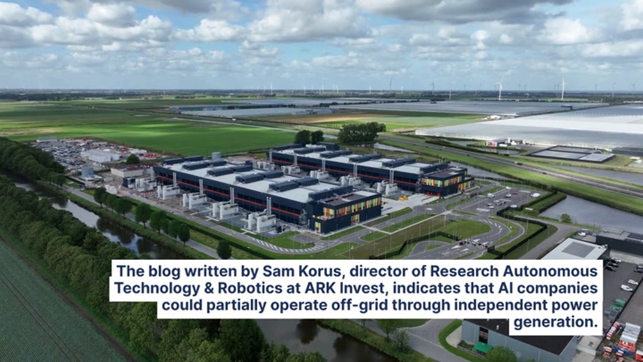 Cathie Wood's Ark Invest Says Energy Bottlenecks Can't Stop AI Growth: Companies Could Go Partially Off-Grid