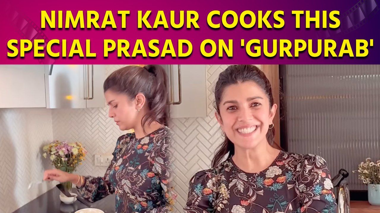 Gurpurab Celebration: Nimrat Kaur Prepares Traditional Kada Prasad