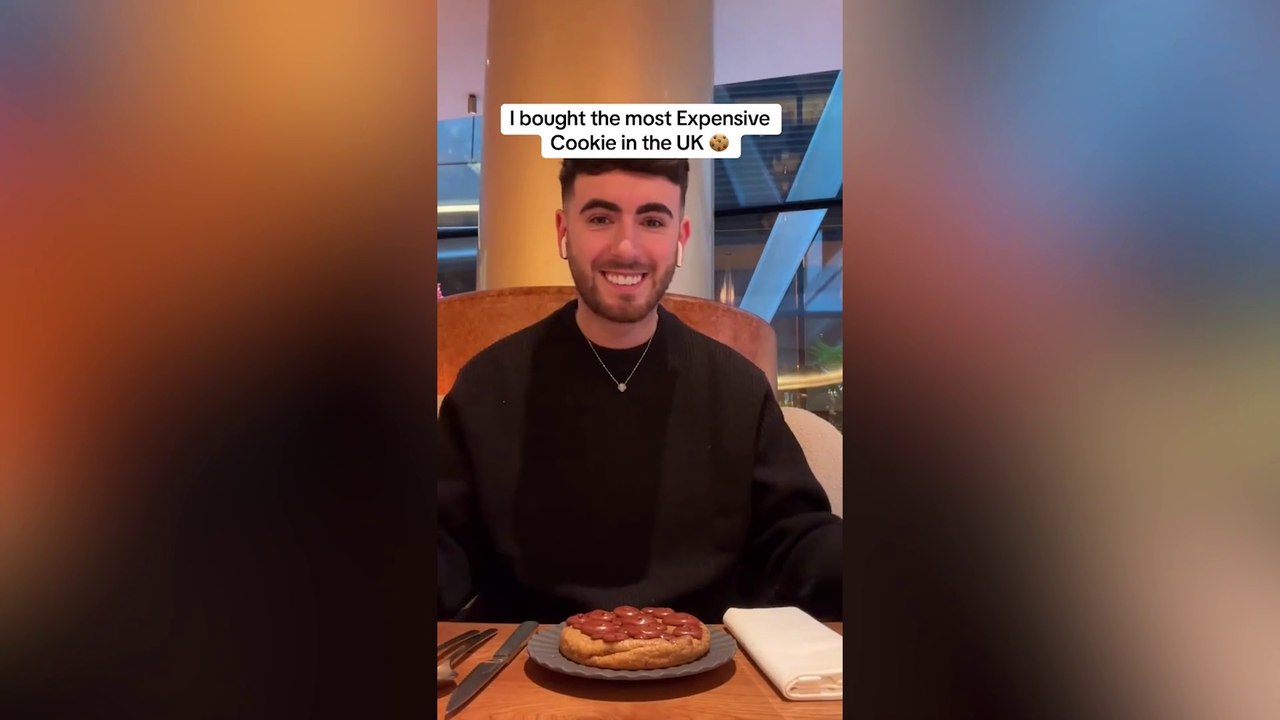 Man tries ‘UK’s most expensive cookie'