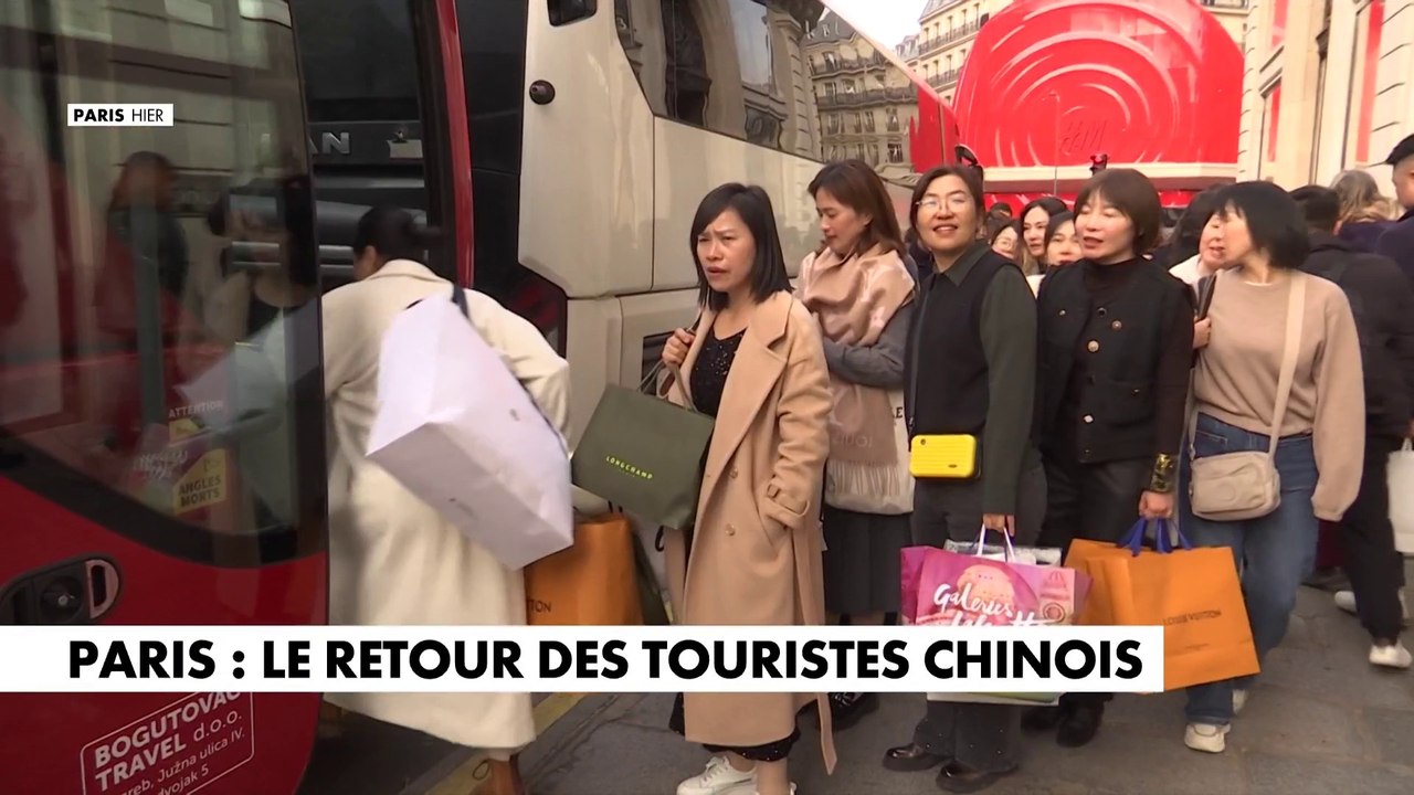 Paris : le retour des touristes chinois