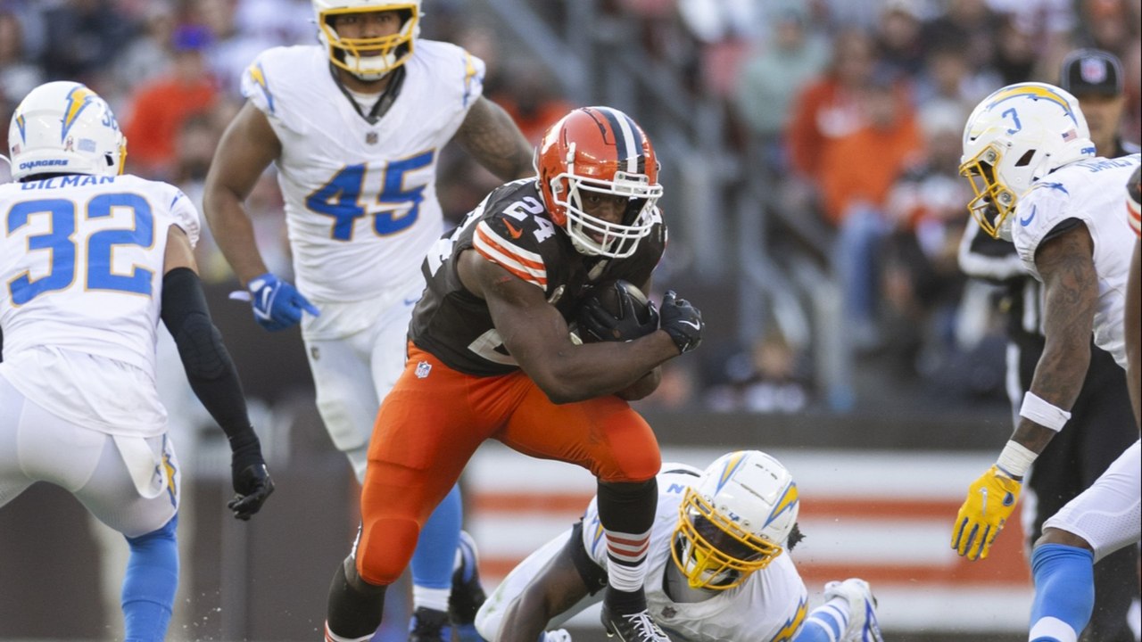 Nick Chubb's Rushing Odds Against Saints: Over or Under?