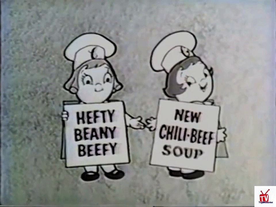 1960s Chili Beef soup Campbells TV commercial DISCONTINUED