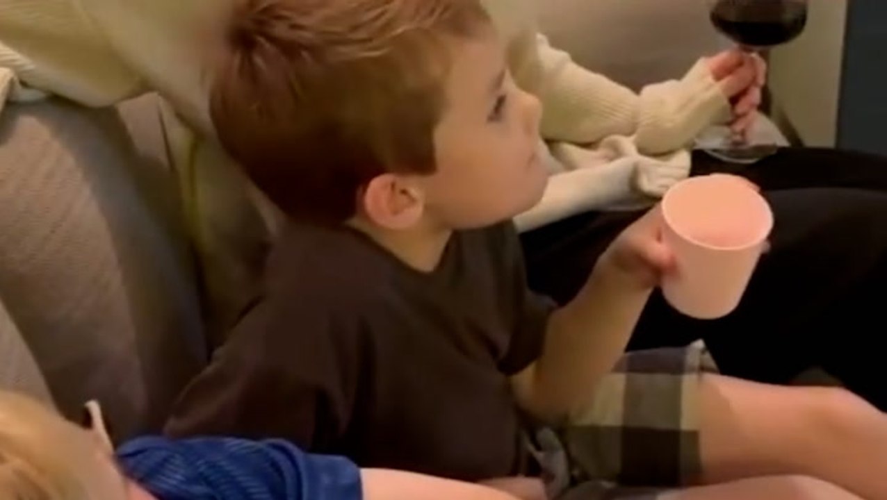 Danny Jones’ wife shows son’s funny reaction watching father in I’m A Celeb trial