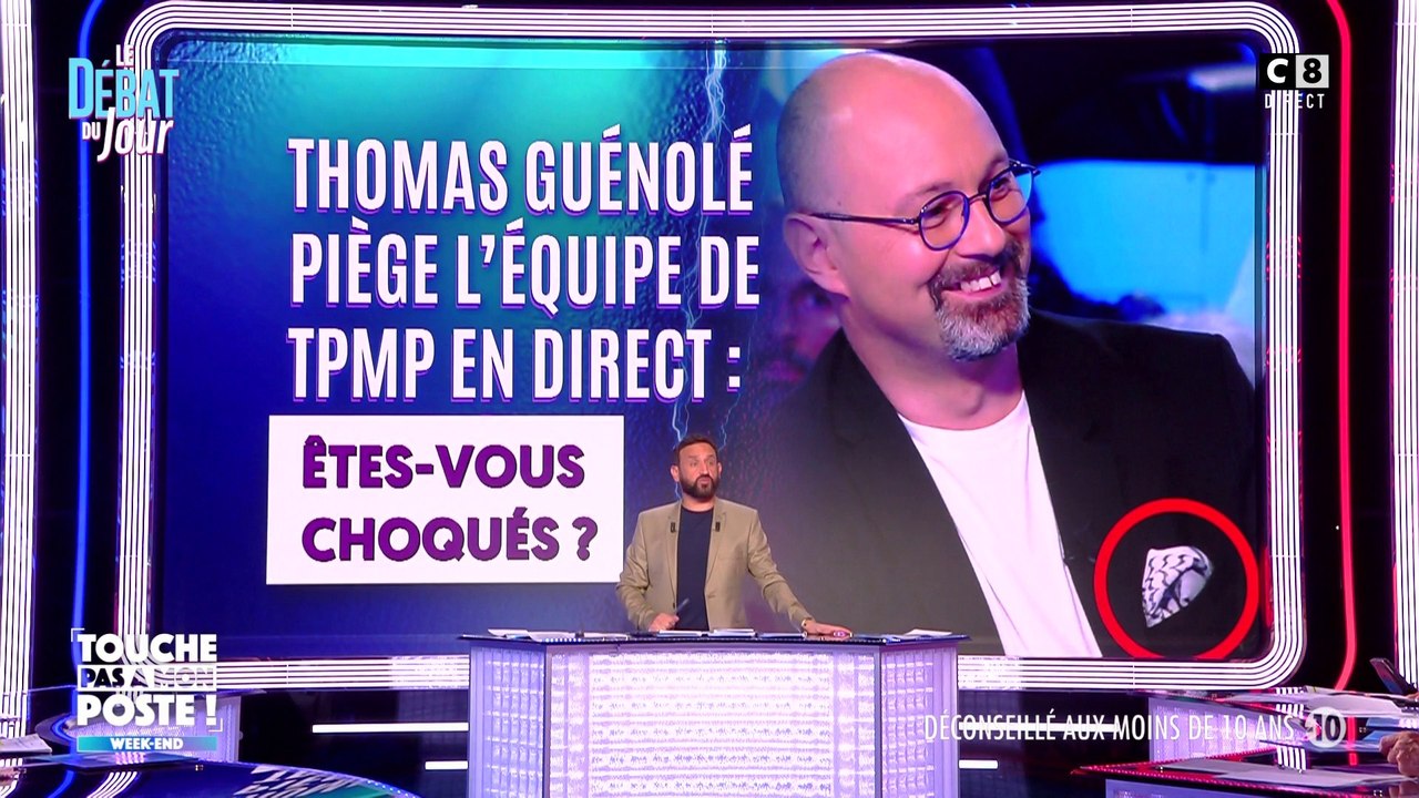 Thomas Guénolé piège l'équipe de TPMP en direct