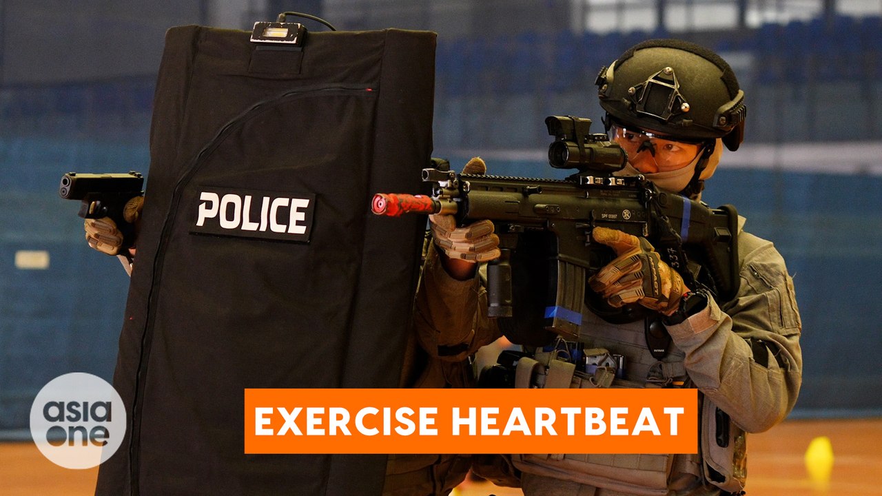 Counter-terrorism exercise in ITE College West