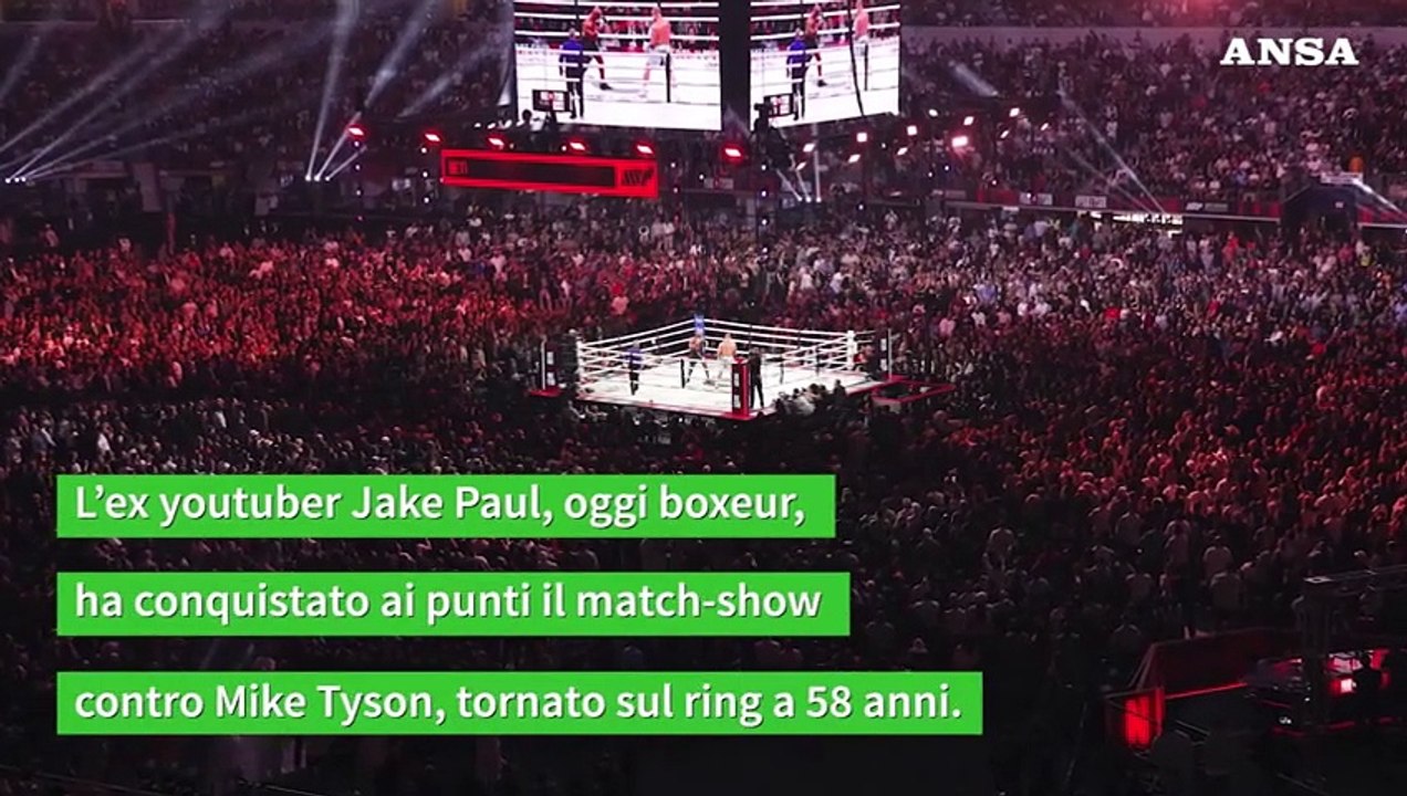 Jake Paul batte Iron Mike al match show