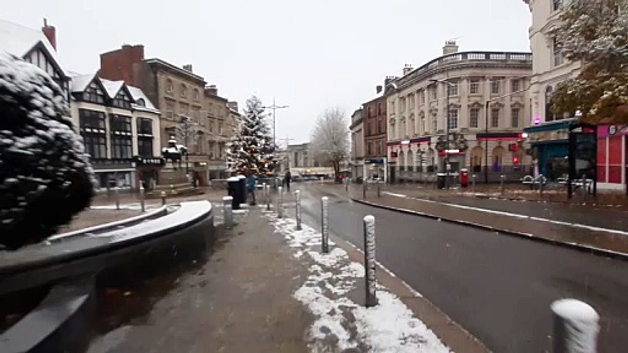 Wolverhampton in the snow