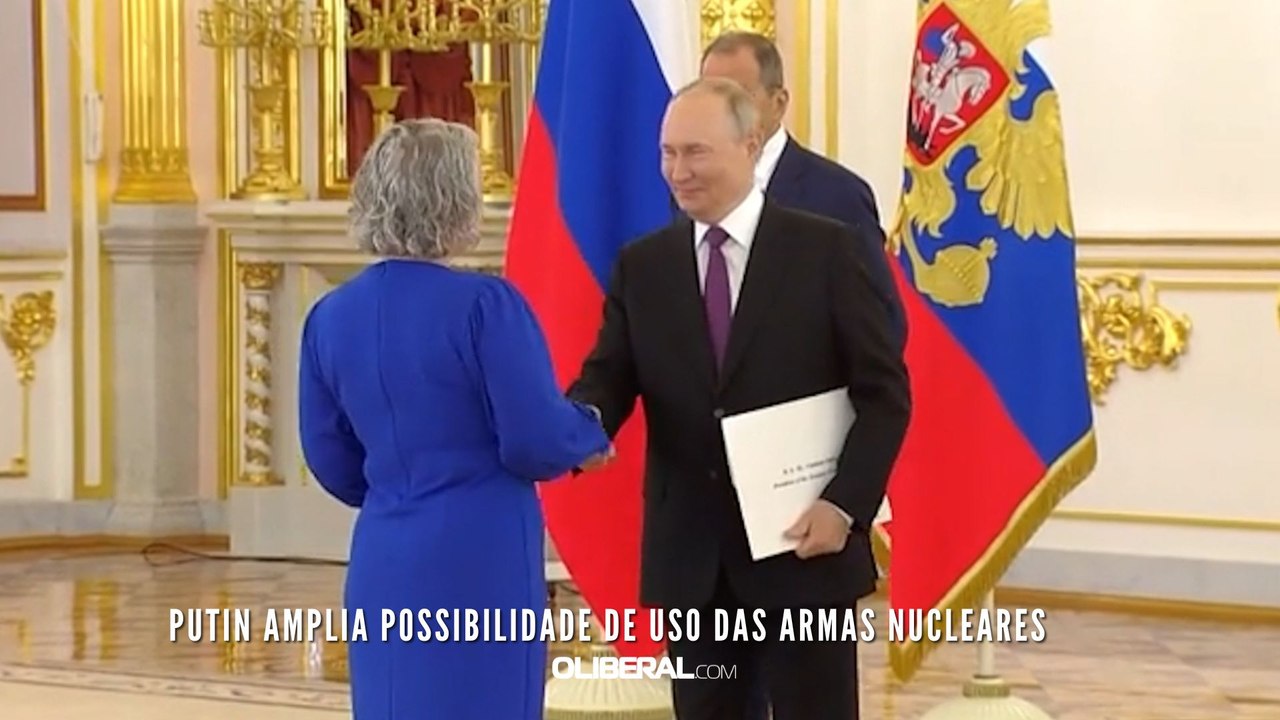 Putin amplia possibilidade de uso das armas nucleares