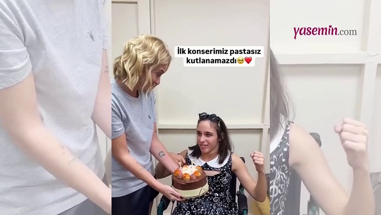 Ceyda Düvenci, Nil Karaibrahimgil ile birlikte sahneye çıkan kızının başarısını böyle kutladı!