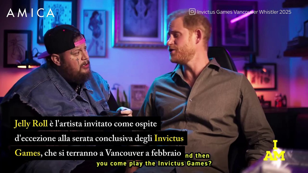 Il principe Harry si è fatto un tatuaggio sul collo! Il video per lanciare gli Invictus Games