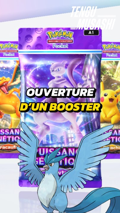 Ouverture d’un booster Pokémon Puissance Génétique ! ❄️
