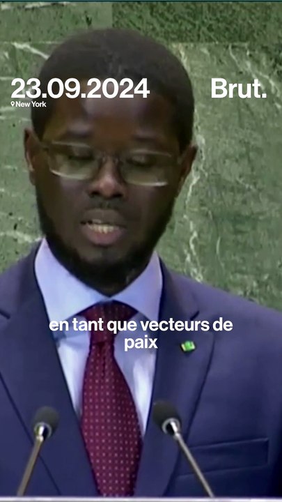 Qu'a dit Diomaye Faye à l'ONU ?