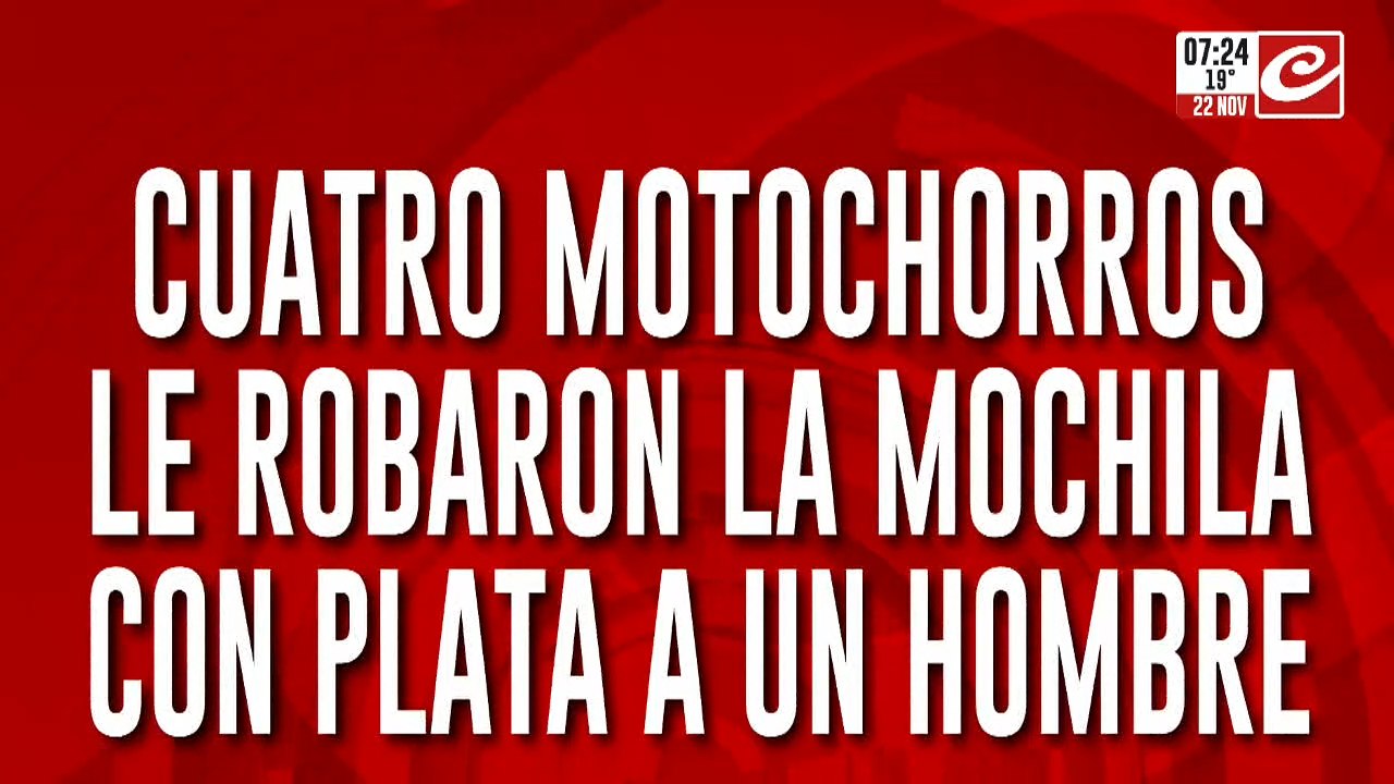 Brutal salidera bancaria en pleno centro de Avellaneda