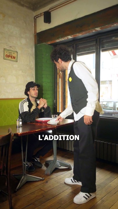 L'ADDITION AU RESTAURANT