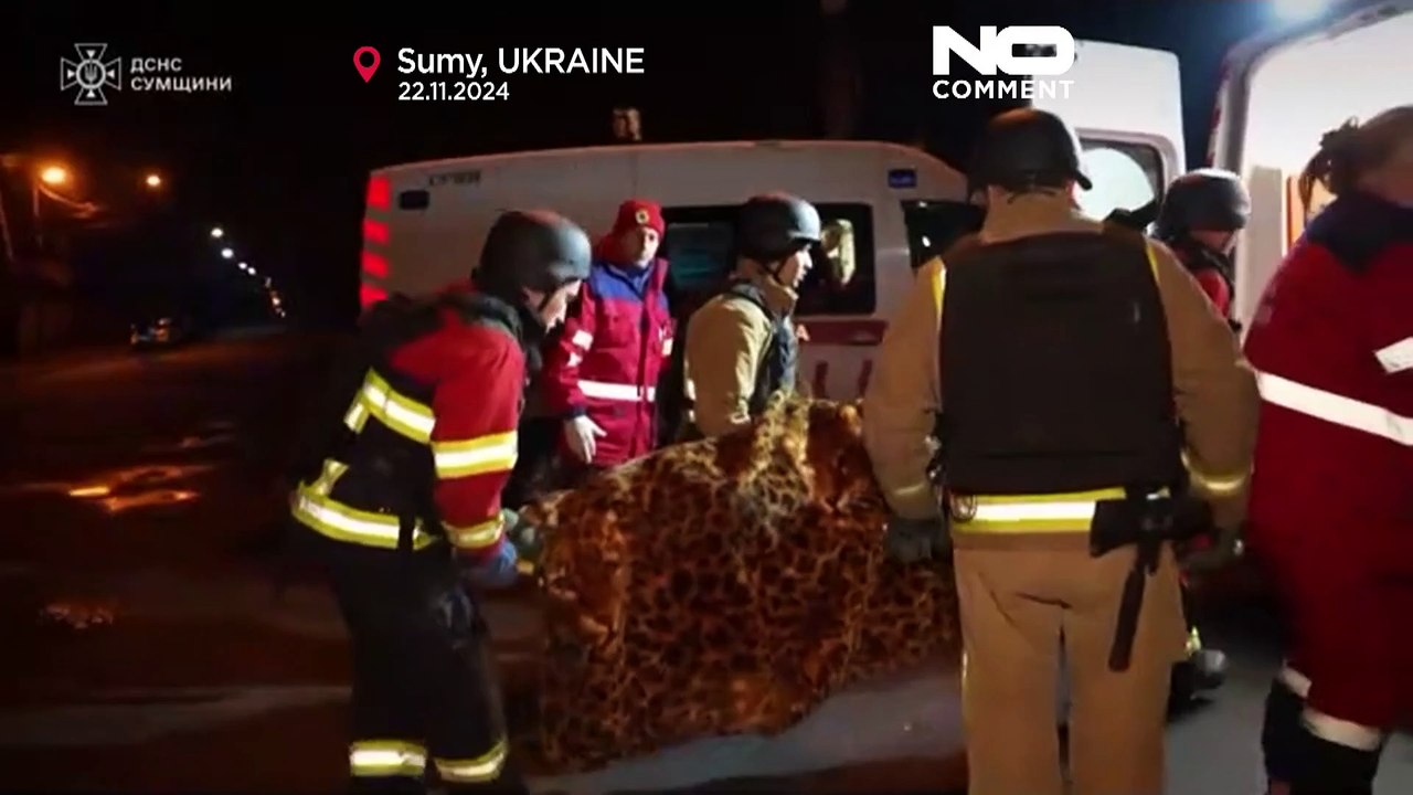 Sumy, nella devastazione causata dall'attacco con droni russi
