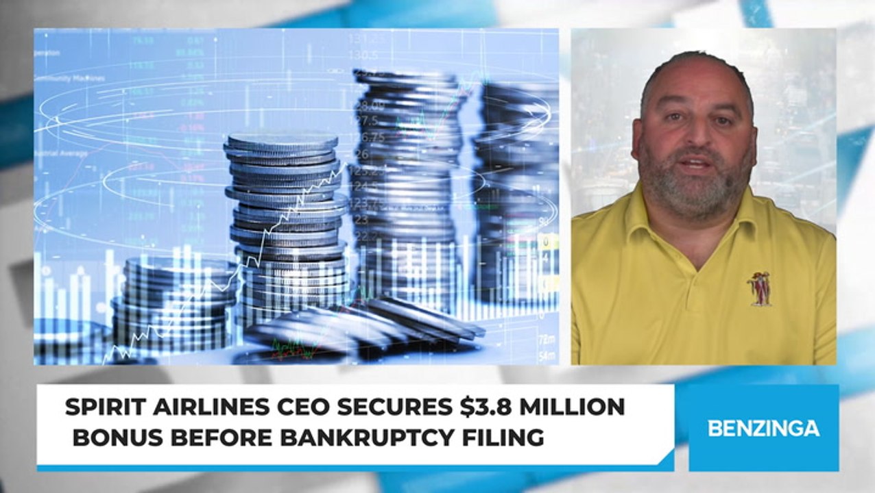 Spirit Airlines CEO Secures $3.8 Million Bonus Before Bankruptcy Filing