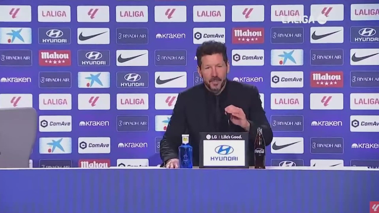 Rueda de prensa de Simeone tras Atlético vs Alavés