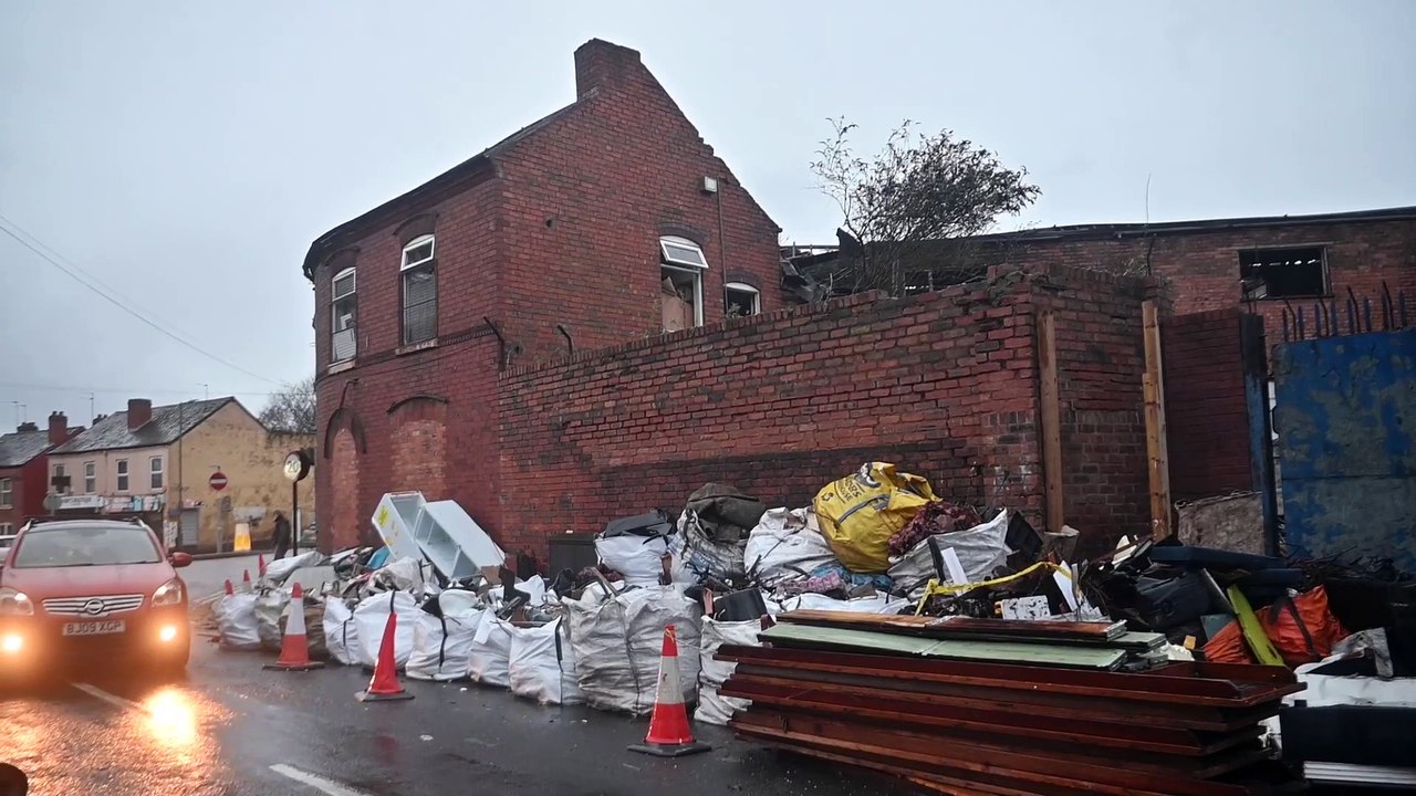 Crazy fly tipping in Birchills, Walsall.
