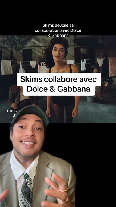 Skims collabore avec Dolce & Gabbana
