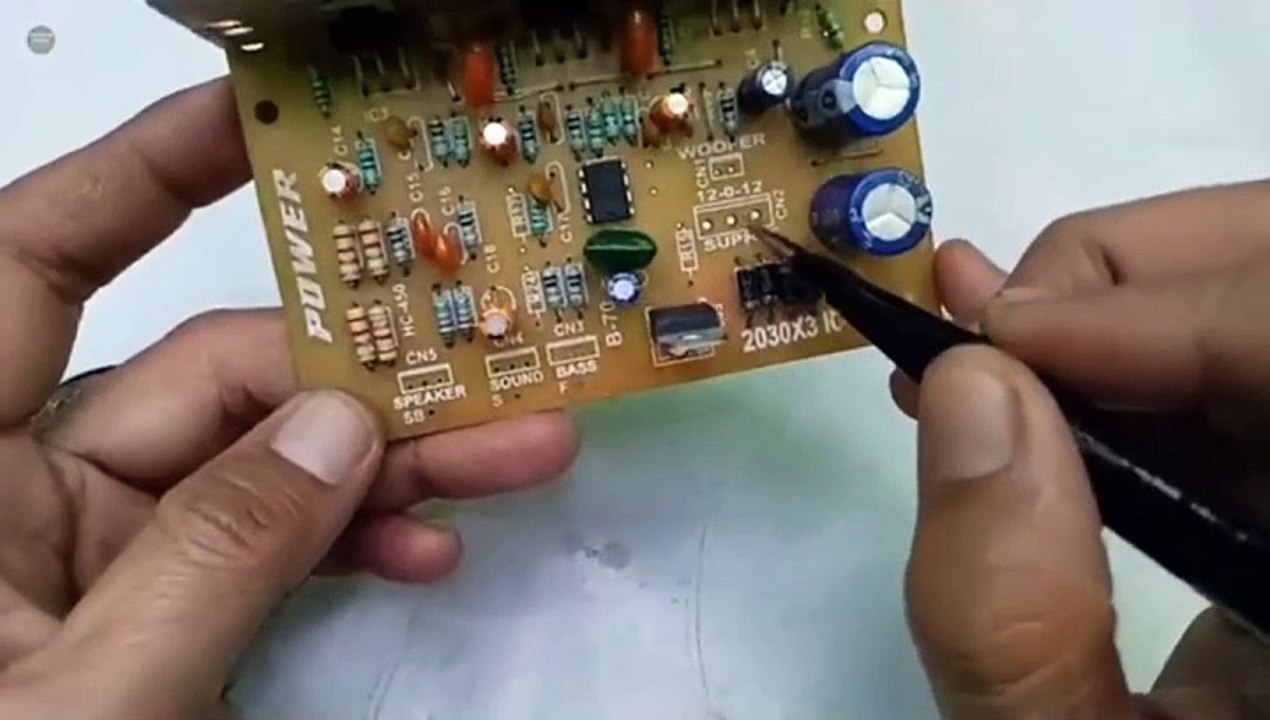tda 2030 ic board | full wiring | tda2030 amplifier