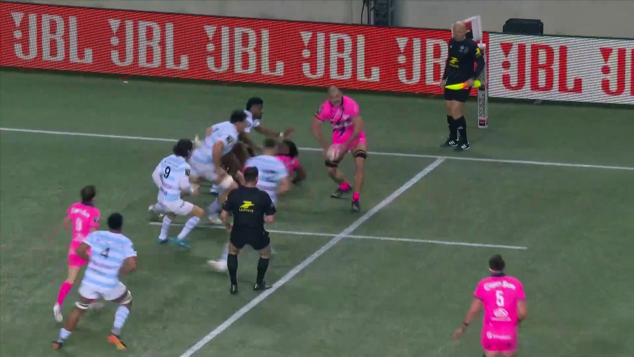 TOP 14 - Essai de Lester ETIEN (SFP) - Stade Français Paris - Racing 92