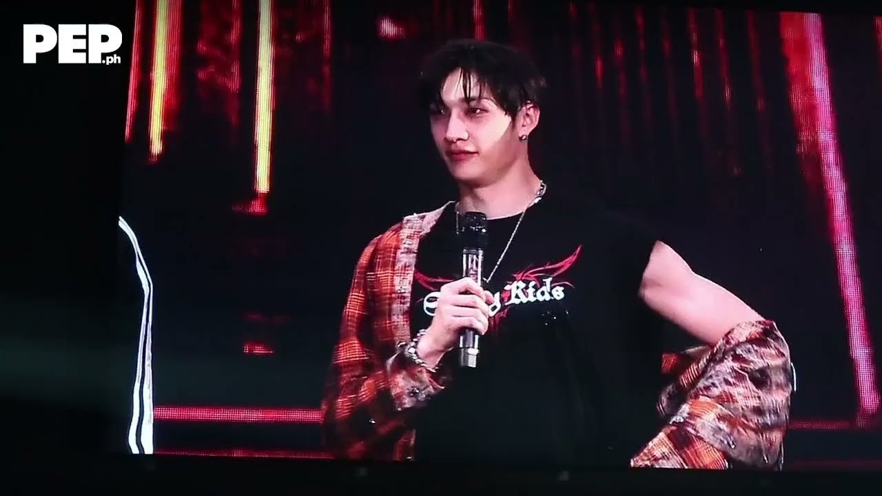 Bang Chan gets emotional at the DominATE Manila concert  | PEP