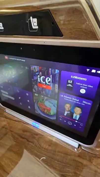 Emirates A350 in-flight entertainment