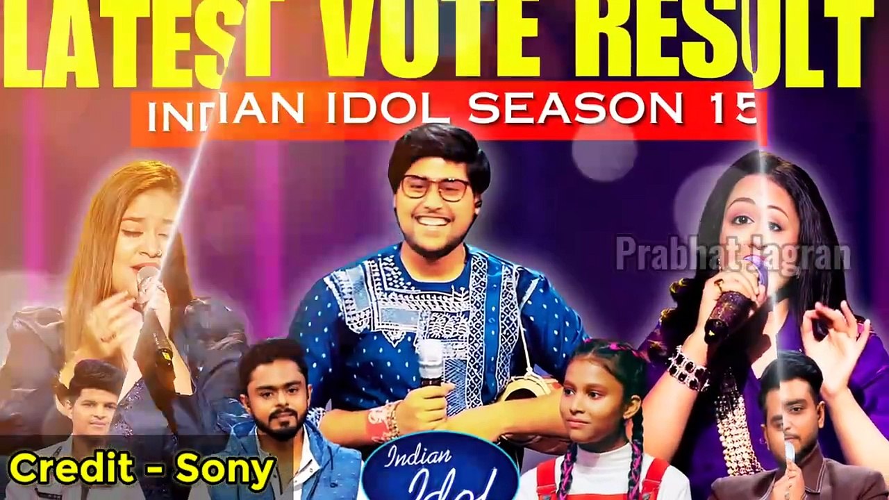 ✌Latest Voting Result Indian Idol Season 15✌_ Top 5 Voting Contestants Indian Idol Season 15 _