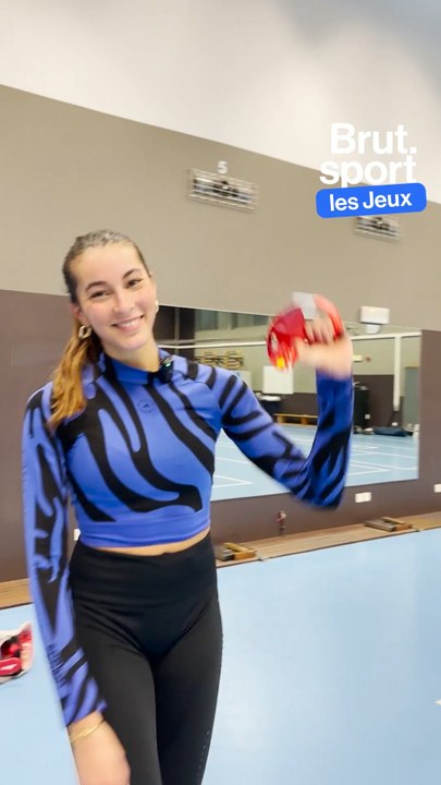 À l'entraînement avec la sabreuse Sara Balzer