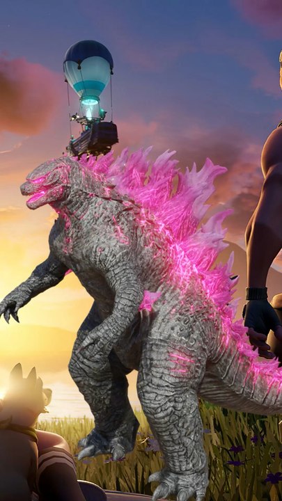 Godzilla sur fortnite 😱 #fortnite