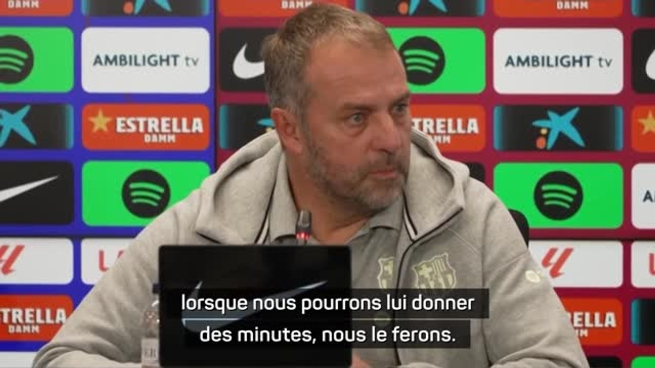 Barça - Flick sur De Jong : "Lorsque nous pourrons lui donner des minutes, nous le ferons"