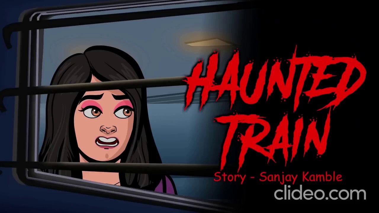 Haunted Train | Bhutia Train | Hindi Horror Stories | Animated Stories | By MixMagic