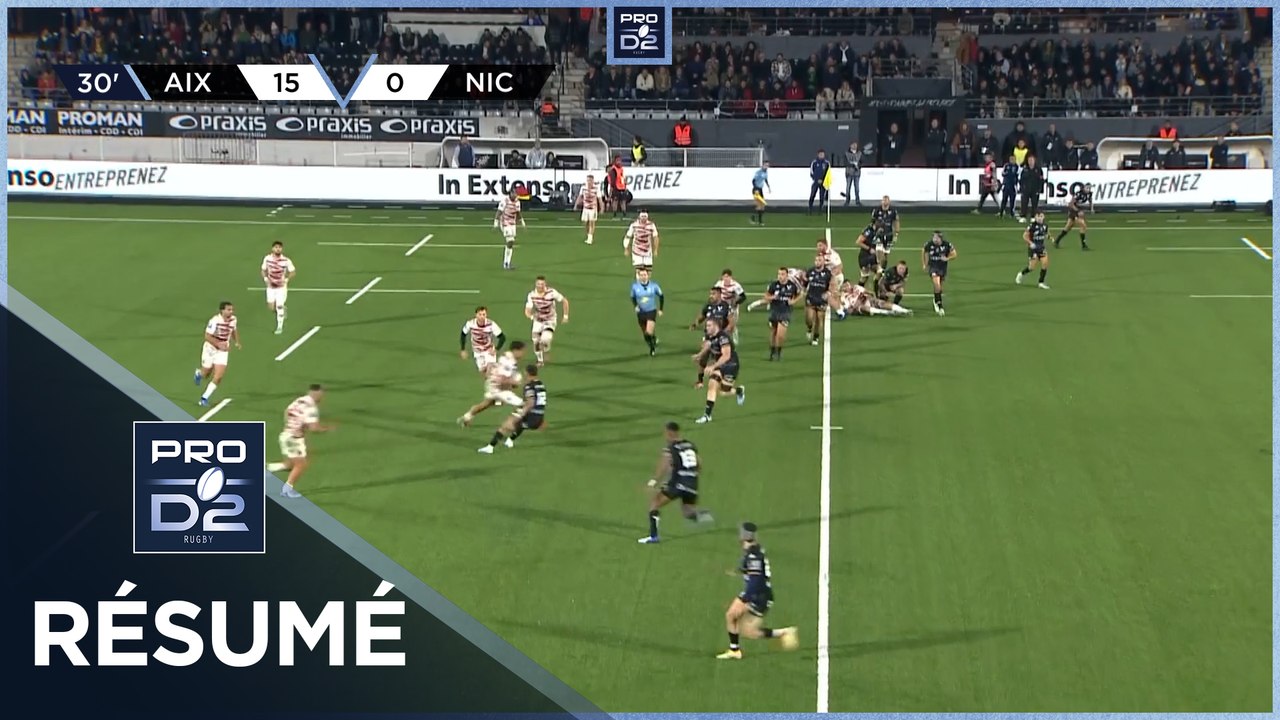 PRO D2 Saison 2024-2025 J12 - Résumé Provence Rugby - Stade Niçois Rugby