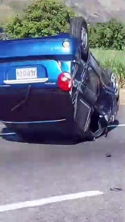 ¡Cristina Maica sufre accidente en Maracay!