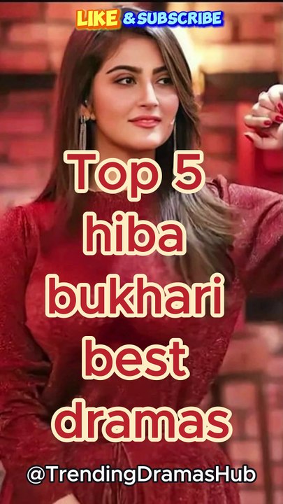 Top 5 Best Hiba Bukhari Dramas | Must Watch Hiba Bukhari Performances #hibabukhari #youtube #shorts