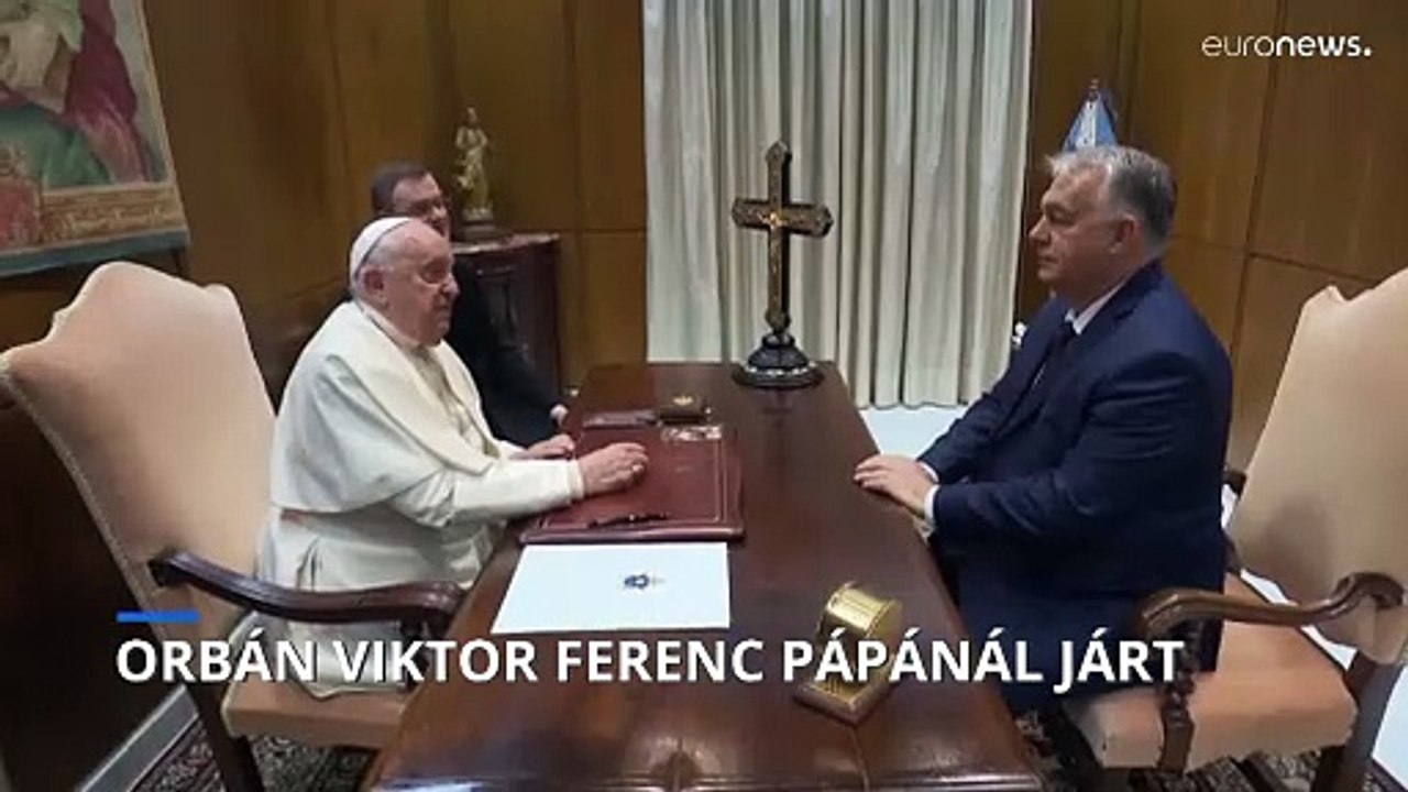 Orbán Viktor Ferenc pápánál járt