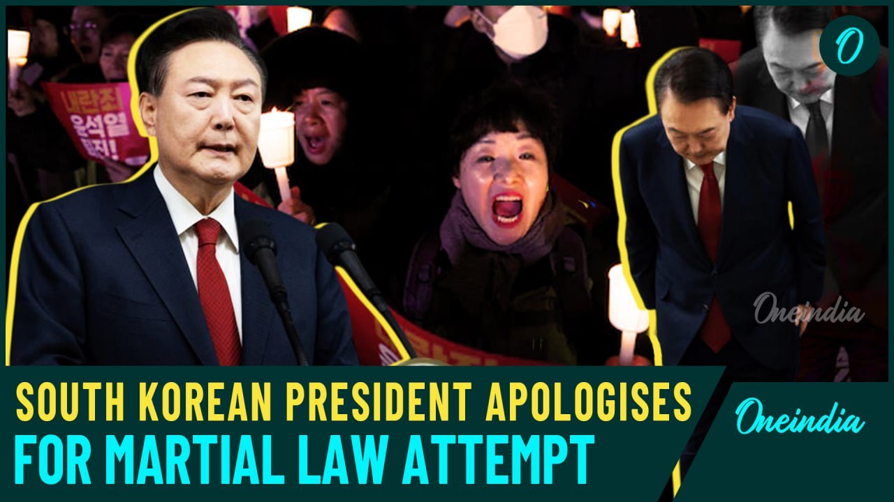 'Won't Forgive': S Korea Crisis Deepens | YOON SUK  Admits Crime | Self-Coup, Martial Law & Violence