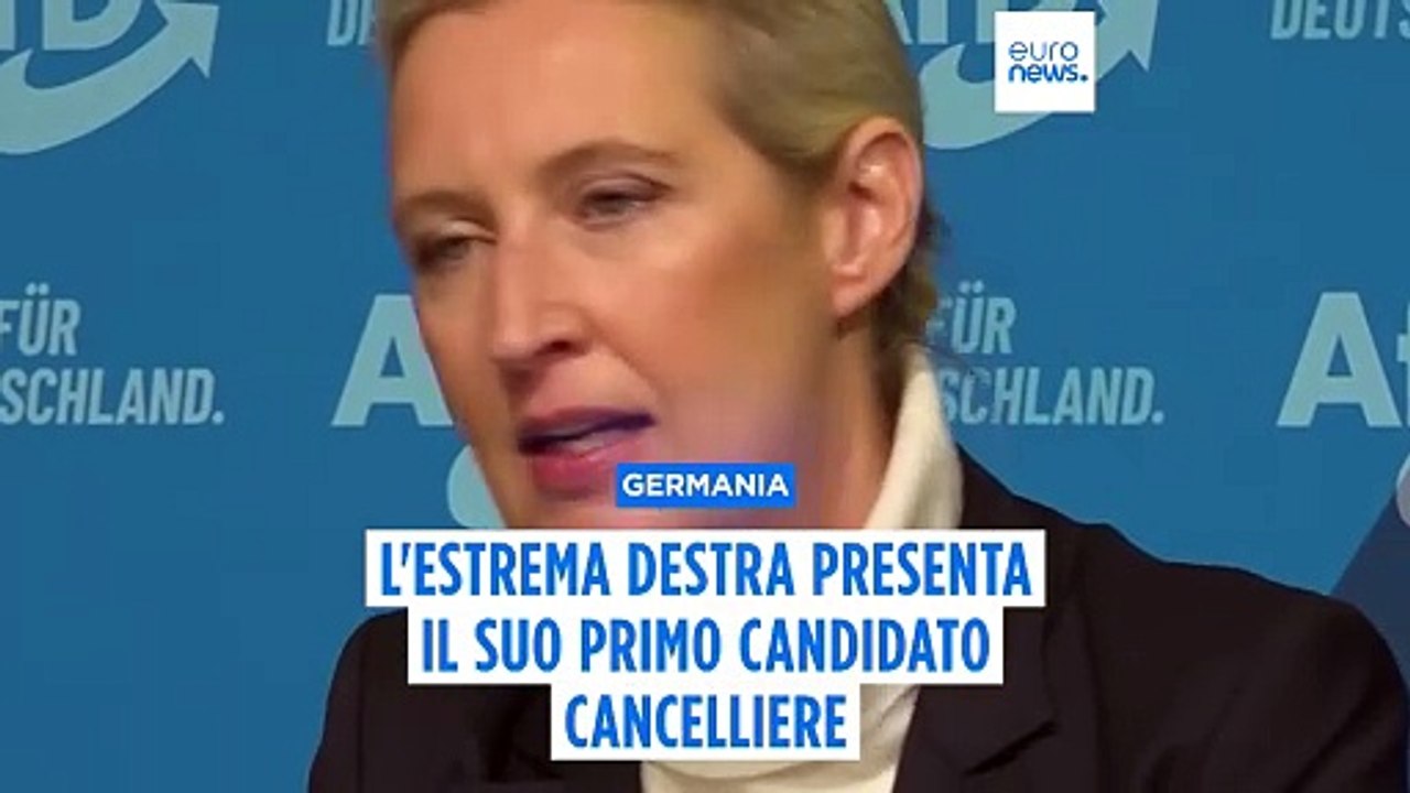 Germania: AfD nomina Weidel candidata come candidata cancelliera